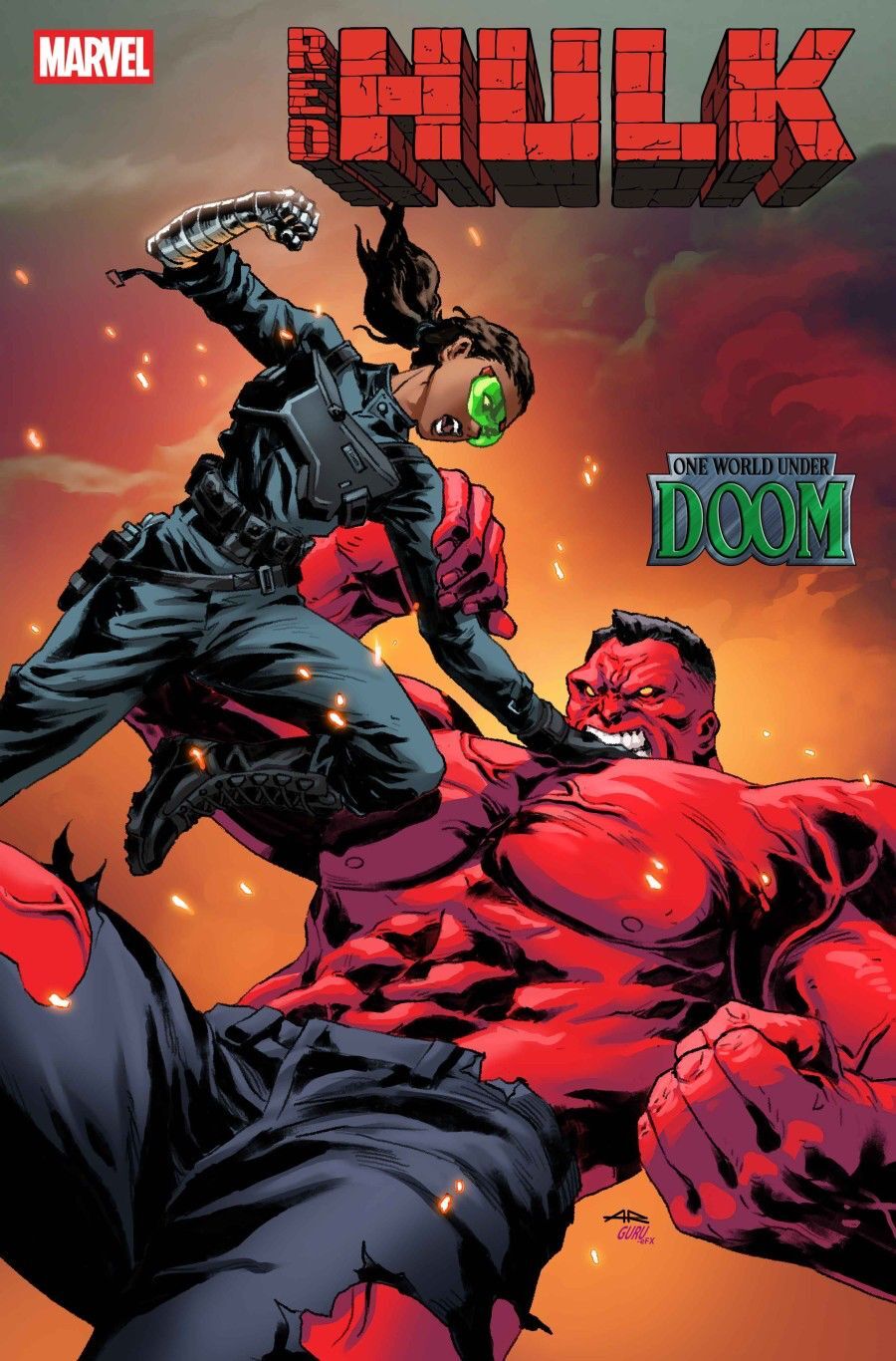 RED HULK #8 ANAND RAMCHERON VARIANT