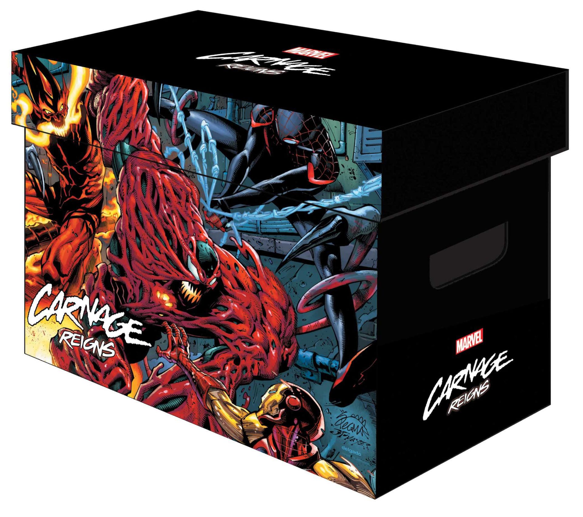 MARVEL CARNAGE REIGNS COMIC STORAGE BOX