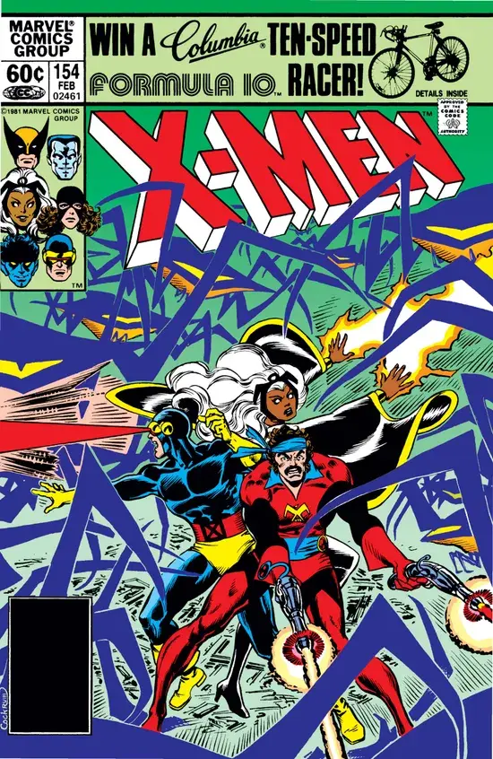 UNCANNY X-MEN #154 - 1982 - SIDRI FIRST APPEARANCE