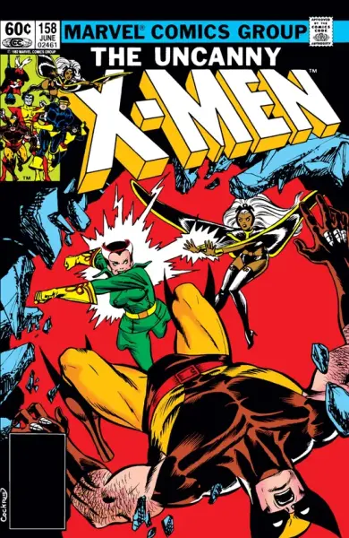 UNCANNY X-MEN #158 - 1992 - ROGUE'S SECOND APPEARANCE