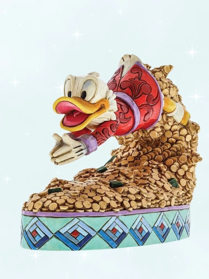 Disney Traditions - Scrooge McDuck (Varyemez Amca) Treasure Dive Heykel Enesco Statue