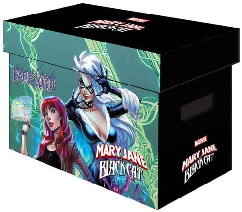 MARVEL  MARY JANE BLACK CAT SHORT COMIC STORAGE BOX