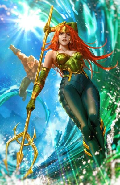 AQUAMAN #10 CVR C DERRICK CHEW CARD STOCK VAR