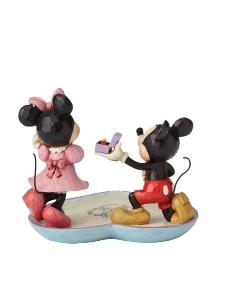 Disney Traditions - Mickey Proposing to Minnie Mouse (A Magical Moment) Enesco Statue