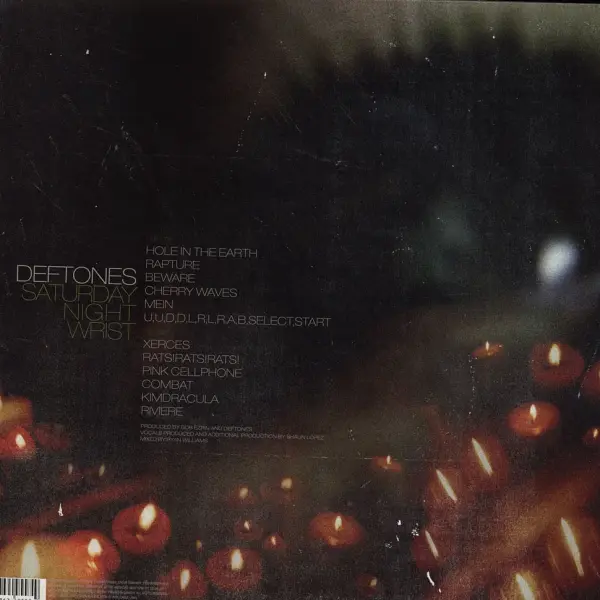 Deftones Saturday Night Wrist 2LP Gatefold Vinyl Edition PhD Deftones Saturday Night Wrist 2LP Gatefold Vinyl Edition PhD