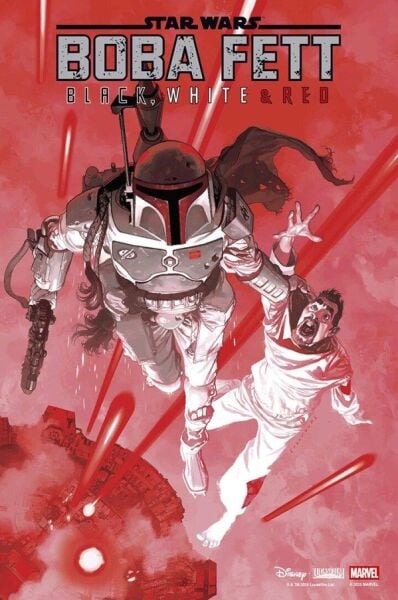 STAR WARS: BOBA FETT - BLACK, WHITE & RED #1 JOSEMARIA CASANOVAS VARIANT