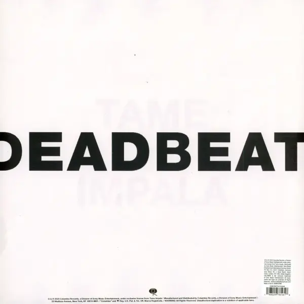 TAME IMPALA - DEADBEAT INDIE EXCLUSIVE COKE BATTLE CLEAR VINYL EDITION  | Vinyl LP